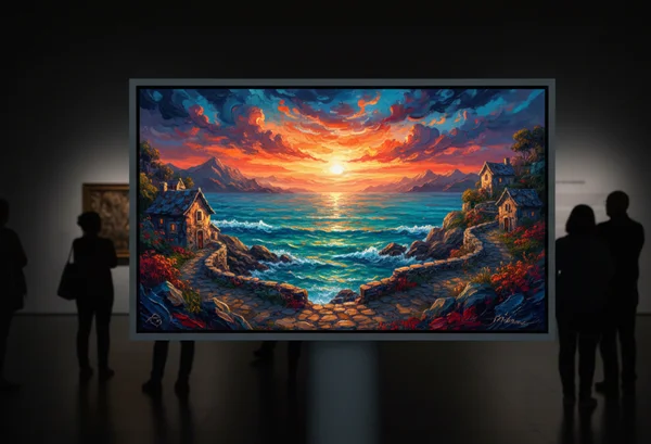 Stunning AI generated painting masterpiece